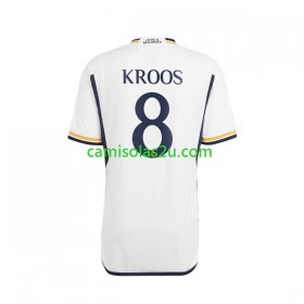 Camisolas de futebol Real Madrid Kroos 8 Equipamento Principal 2023/24 Manga Curta